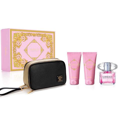 versace woman eau de parfum gift set|Versace 4 piece gift set.